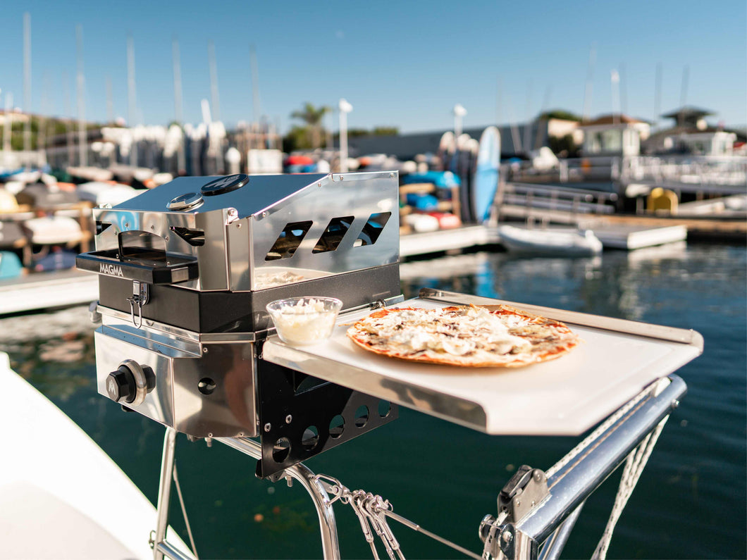 Marine Crossover Single Burner and Pizza Oven Top Bundle