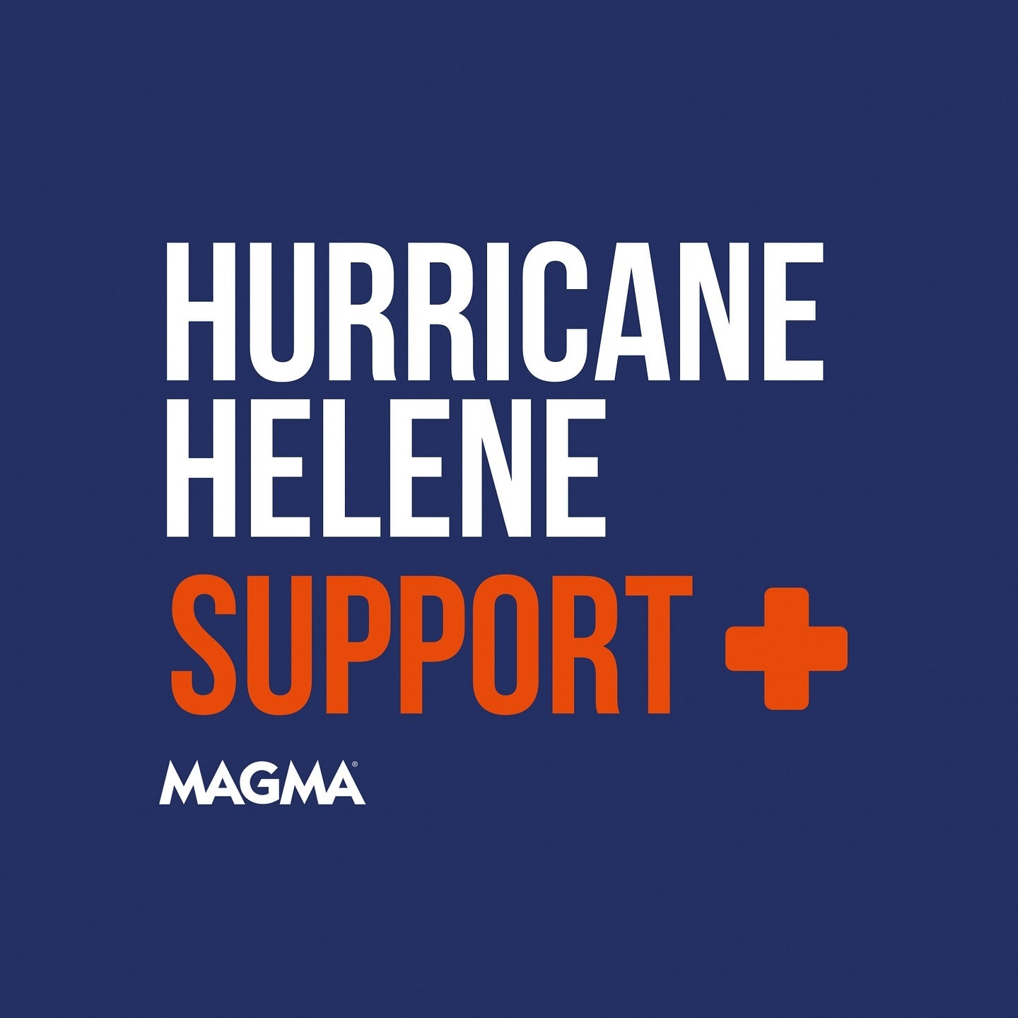 Hurricane helene support magma