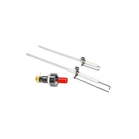 Piezo Igniter and Ceramic Electrode with Wire and Fasteners