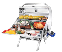 Load image into Gallery viewer, Catalina Infrared grill with grilled steak and vegetables
