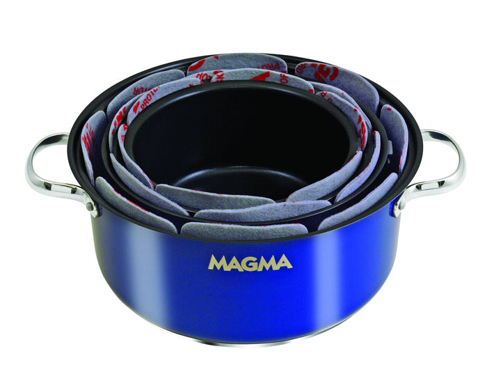 Magma 7-Piece “Nesting” Stainless Steel Induction Cookware Set