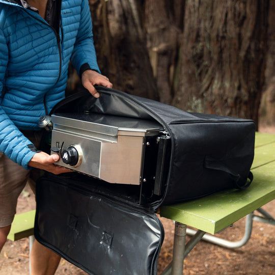 bushdebrunt brunt my way magmaglass ケース Magma Crossover Double Burner Firebox Padded Storage Case with Wheels