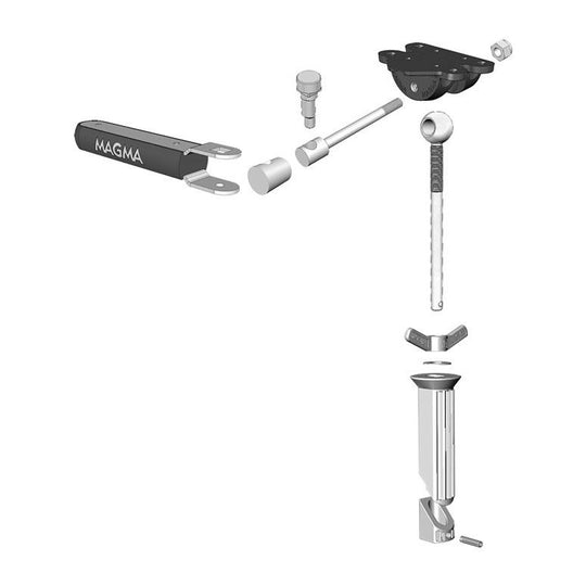 Pow'r Grip LeveLock® Double Locking Fish Rod Holder Mount